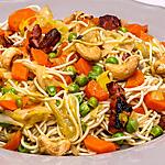 recette Nouilles chinoises aux légumes