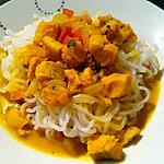 recette Curry de colin au lait de coco