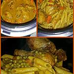 recette Pilons de poulet à la pâte de curry & lait de coco au COOKEO