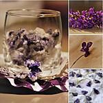 recette Violettes du jardin cristallisées au deshydrateur