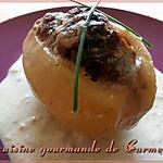 recette Pommes de terre farcies au bleu d'Auvergne