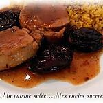 recette FILET MIGNON AUX PRUNEAUX & VIN BLANC