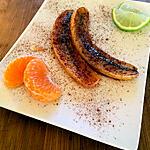 recette Bananes rôties à la cannelle et à la muscade