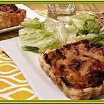 recette Tarte aux poireaux et chair de crabe