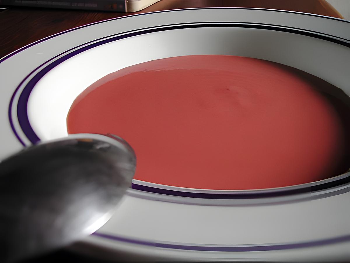 recette Potage velouté tout rose