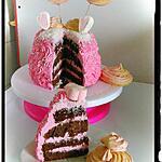 recette girly cake chococo fraise