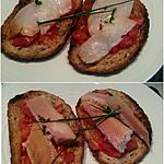 recette 'Tartines' du poisson d'avril