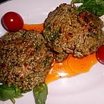 recette Steak haché a la mozzarella