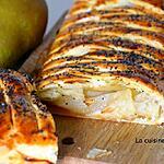 recette Feuilleté aux poires flambées et confiture aux châtaignes