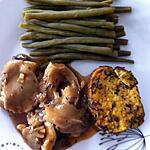 recette Filet mignon en croûte d'épices et pleurotes au cognac