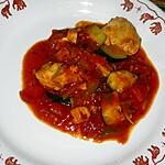 recette Poulet basquaise aux courgettes!