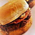 recette Hamburger sauce au poivre et fourme d'Ambert