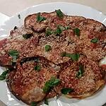 recette Aubergines frites façon  parmiggiana simple sans cuisson au four.
