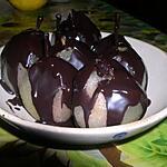 recette Poires au chocolat