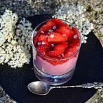 recette Mousse de fraises aux fleurs de sureau