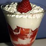 recette coupe fraise à la chantilly