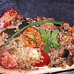 recette aubergine farcie au quinoa d'été