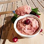 recette Yaourt glacé aux cerises ou frozen yogurt