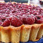 recette Tarte gourmande Nutella/framboises