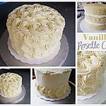 recette Vanilla Rosette Cake