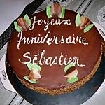recette GENOISE CHOCOLAT/GANACHE CHOCOLAT
