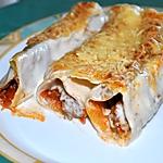 recette Cannelloni à la viande hachée sauce béchamel