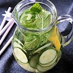 recette Eau aromatisée au concombre-citron-menthe, bio