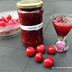 recette Confiture de cerises au gingembre au micro-ondes