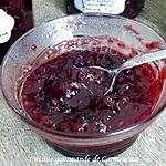 recette Confiture de fruits rouges cranberrie framboise prune