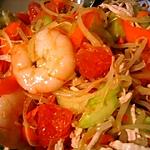 recette salade de janvier, pomelo
