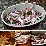 recette Salada de polvo - salade de poulpe du Portugal