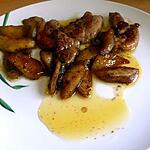 recette foie gras aux pommes flambé à l'armagnac