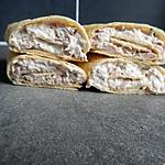 recette WRAPS AU THON RICOTTA.