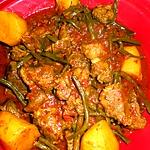 recette Tajine d agneau aux haricots verts et pommes de terre