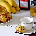 recette Muffin à la banane, poire et lait de coco