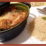recette Cassolettes d'Aubergine et compotée de Tomates à la Mozzarella