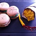 recette Macarons "burger" chocolat-framboise