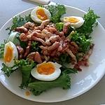 recette Salade frisée aux lardons