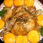 recette Cuisses de poulet aux nectarines