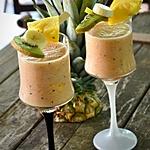 recette Smoothie ananas, banane et kiwi
