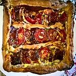 recette QUICHE JAMBON - FROMAGE - TOMATES