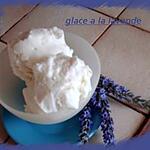 glace à la lavande