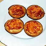 recette mini quiche à l'emmental