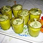 recette Verrine froide avocat concombre