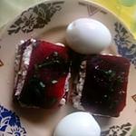 recette mille  feuille de betteraves au crabe