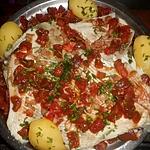 recette Aile de raie vinaigrette de tomates