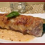 recette Courgettes au Jambon et sauce Aurore