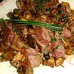 recette Filet de boeuf forestiere