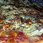 recette Pizza jambon cru artichauts poivrons