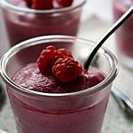 recette Entremet framboises-tofu soyeux, bio { sans gluten / sans lait / sans oeufs / végétalien}